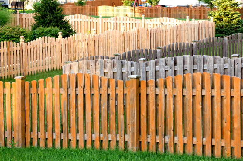 Modern Wooden Fence