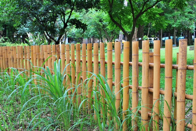 Tropical Bamboo Fence